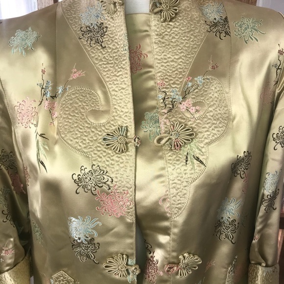 Peony Brand Shanghai China Vintage Silk Kimono 34 - Picture 2 of 11